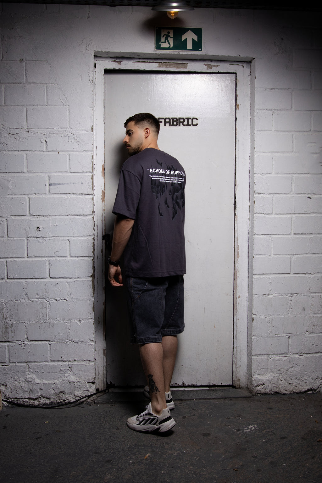 Echoes of Euphoria Oversized Tee - Chumbo