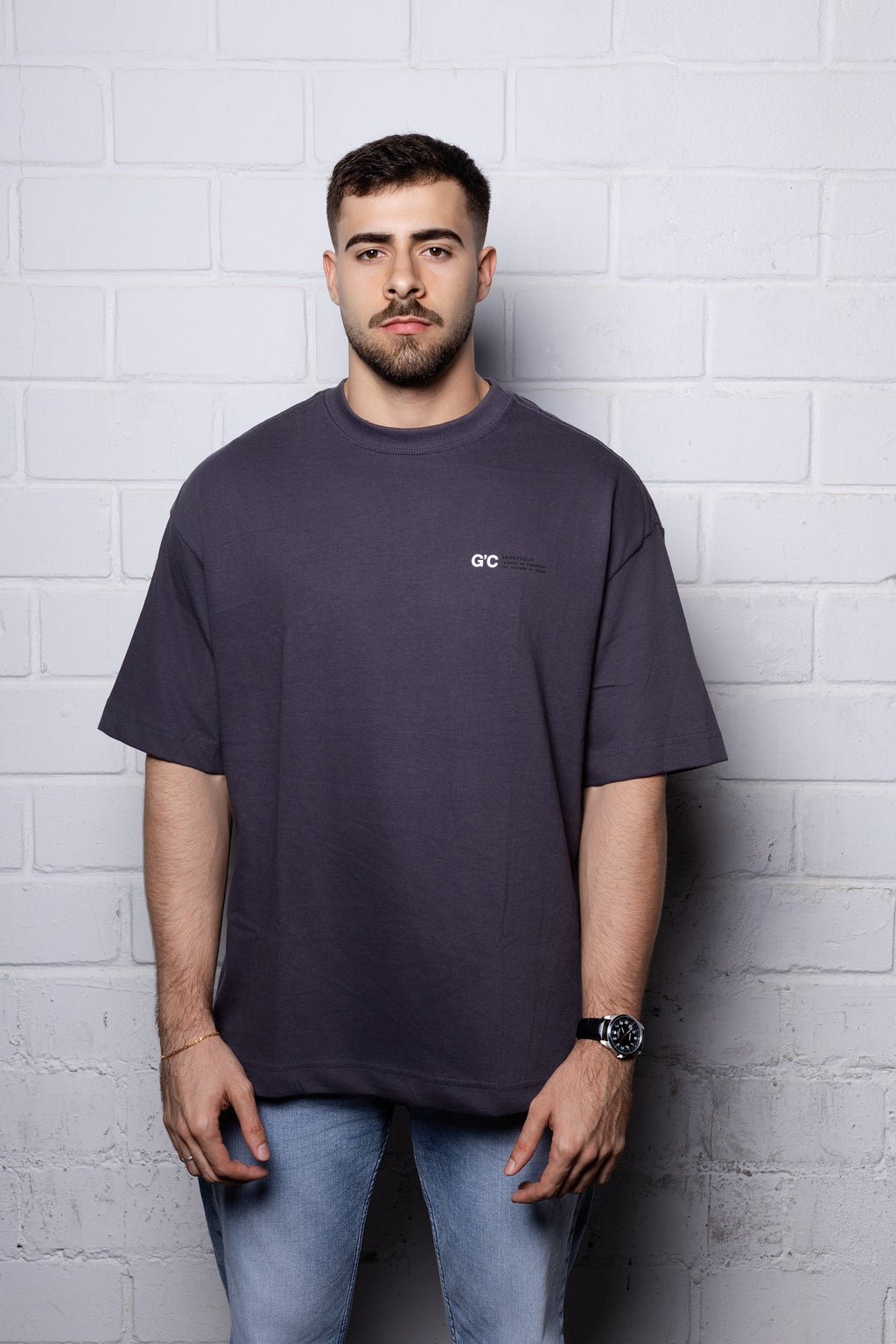 Echoes of Euphoria Oversized Tee - Chumbo