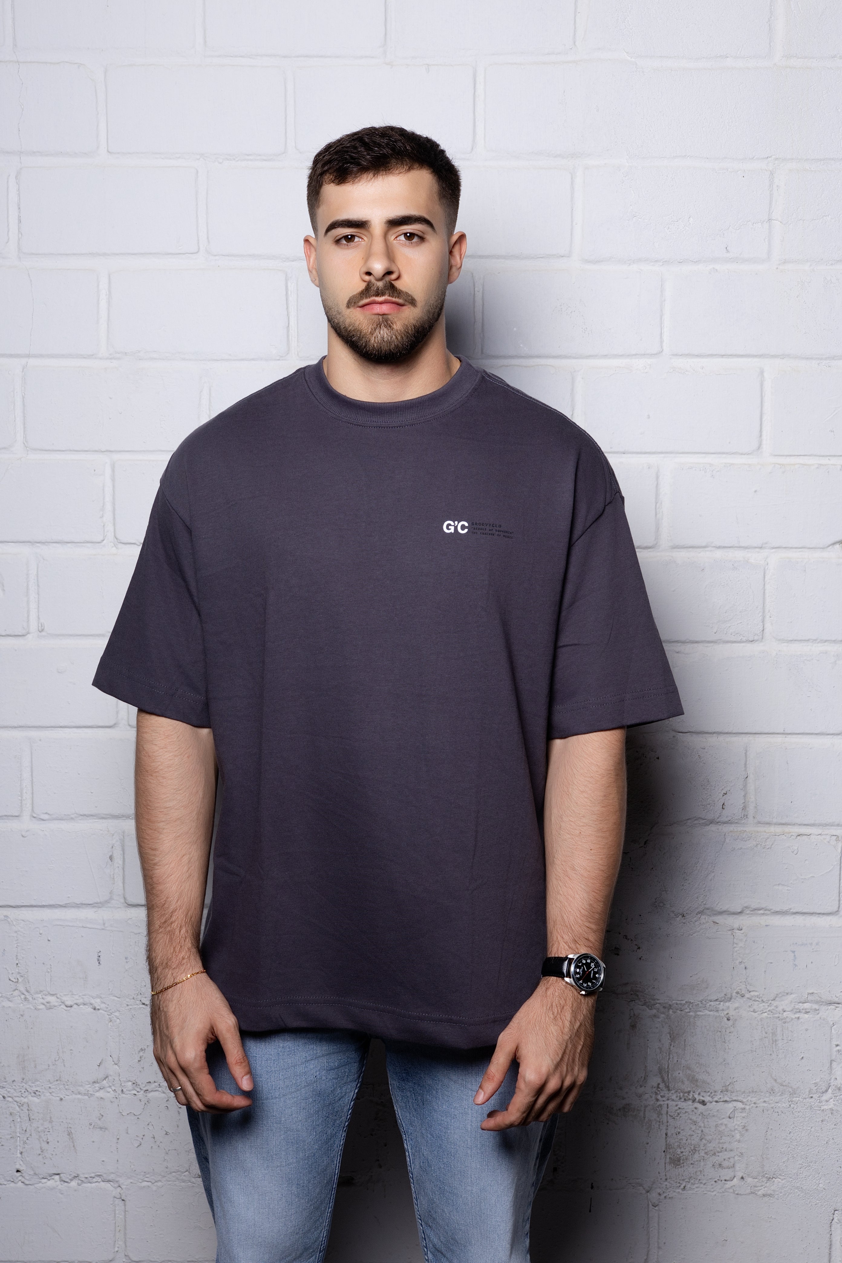 Echoes of Euphoria Oversized Tee - Chumbo
