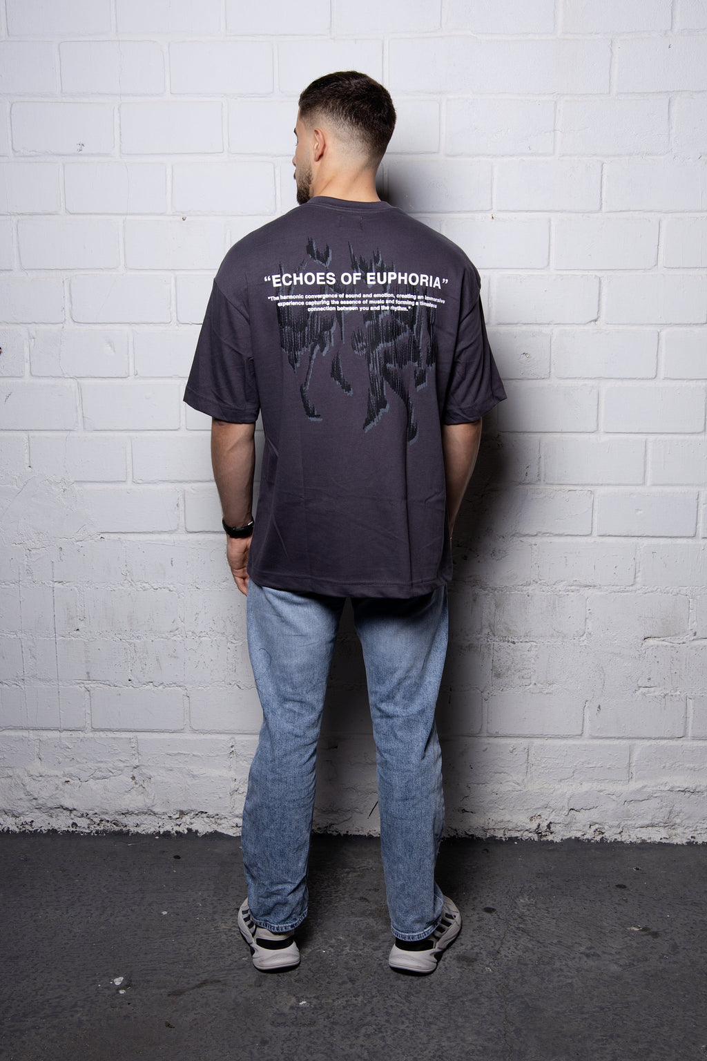 Echoes of Euphoria Oversized Tee - Chumbo