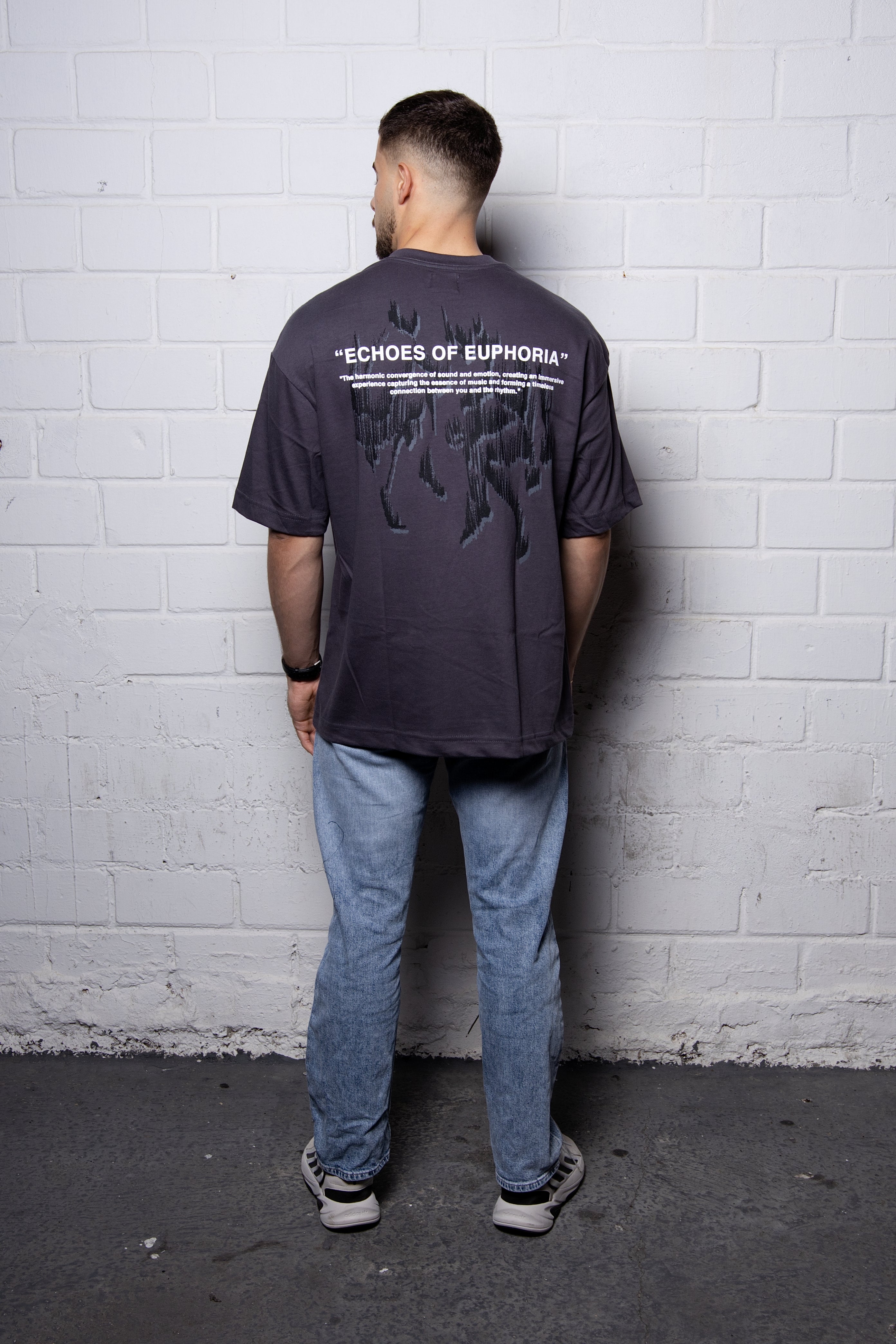 Echoes of Euphoria Oversized Tee - Chumbo