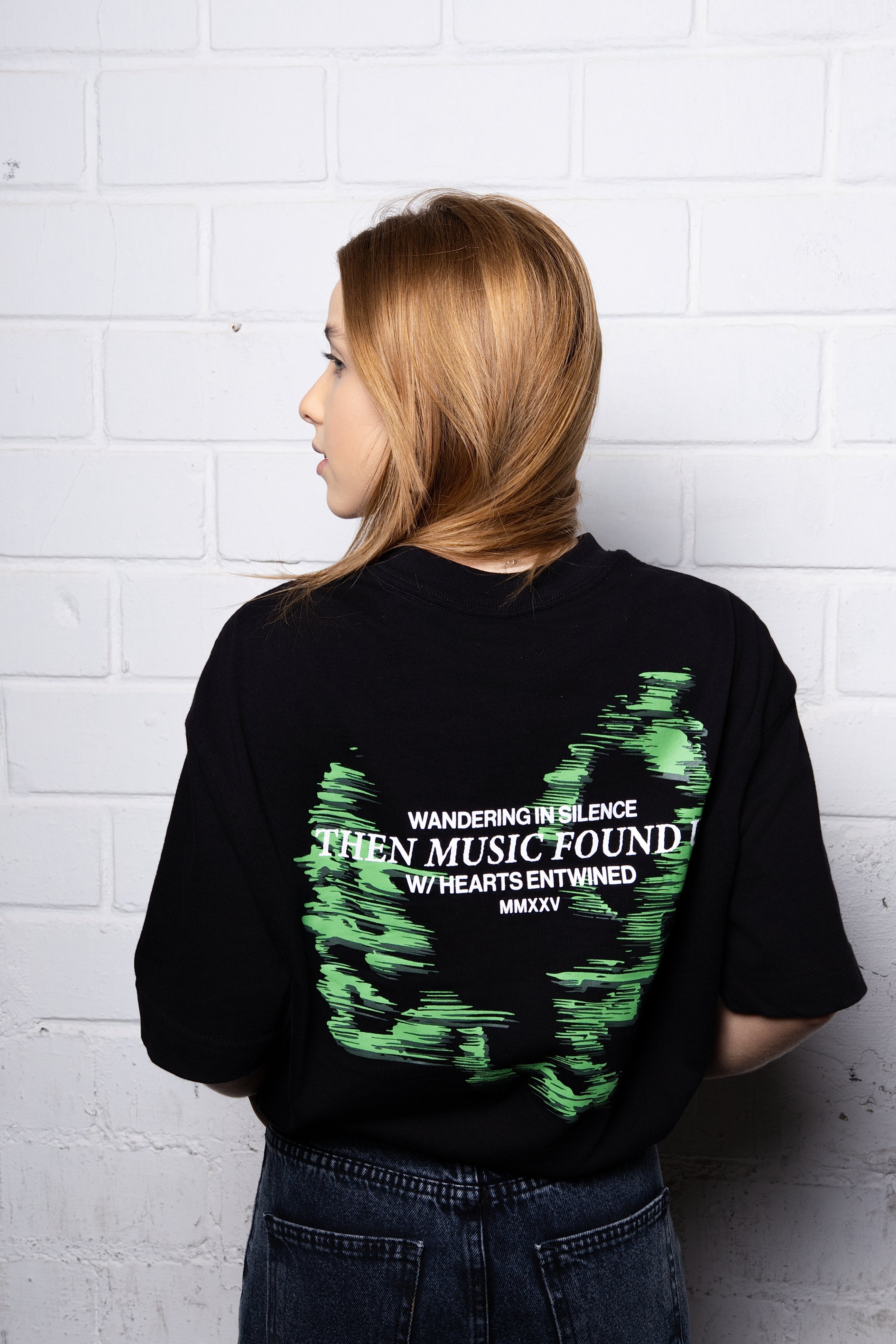 洋楽 G-rap Ms.Tee GROOVYCLO - Echoes of Euphoria Oversized Tee Black