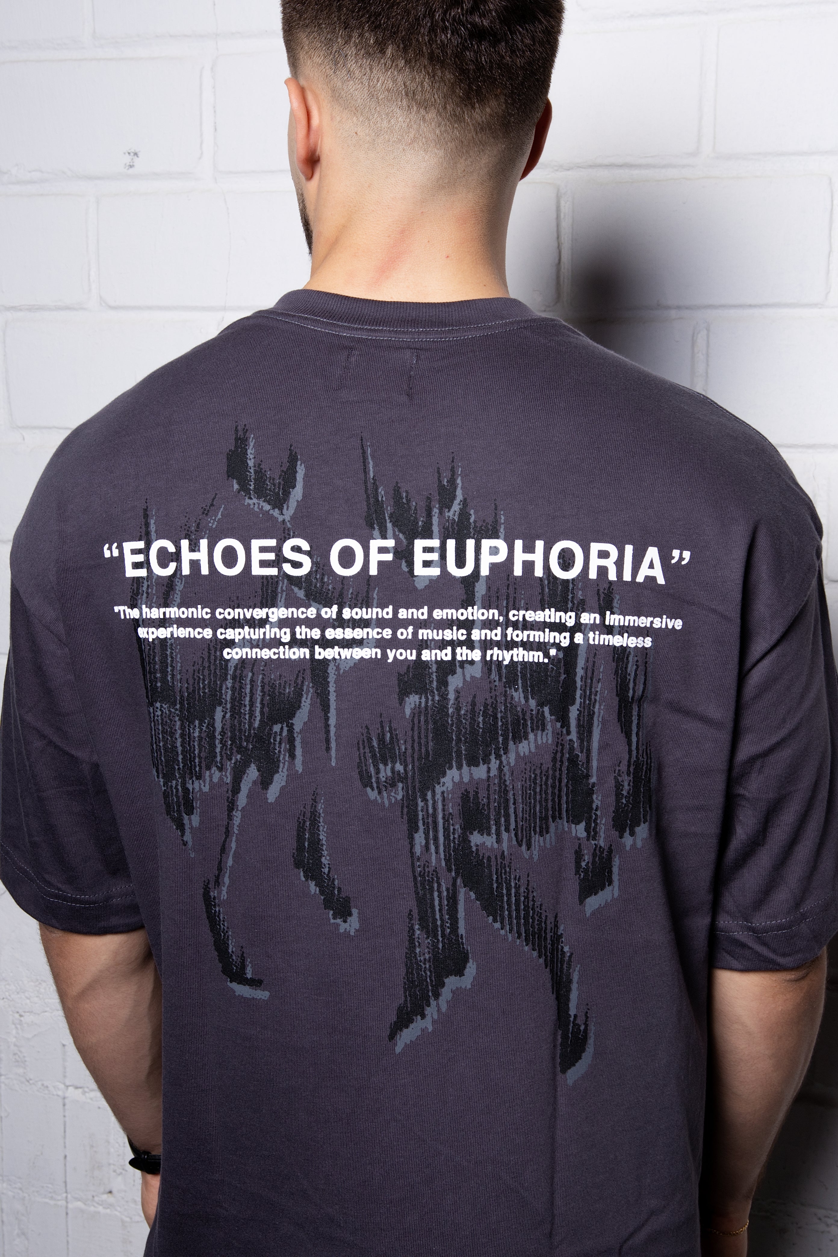 Echoes of Euphoria Oversized Tee - Chumbo