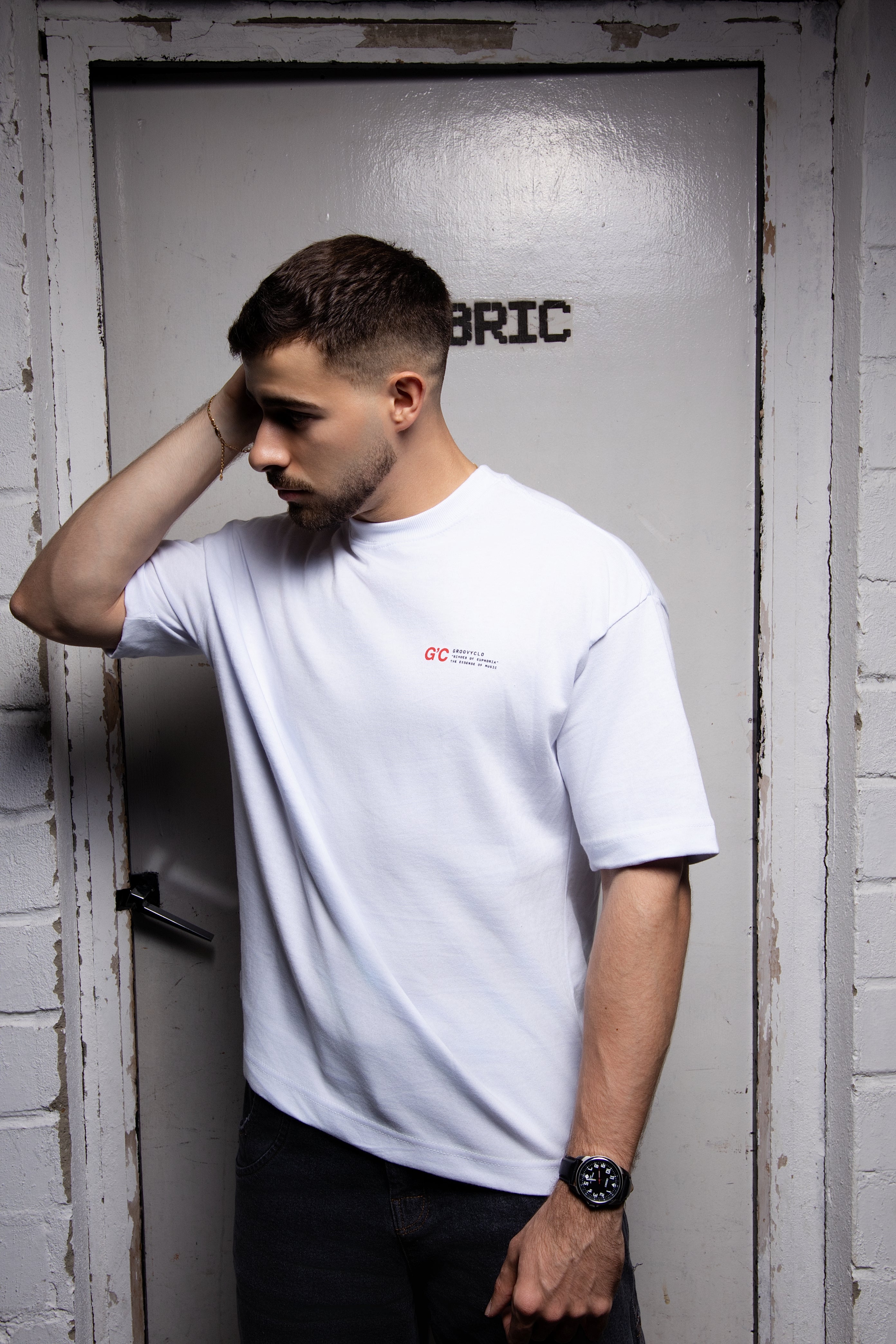 Echoes of Euphoria Oversized Tee - Branca