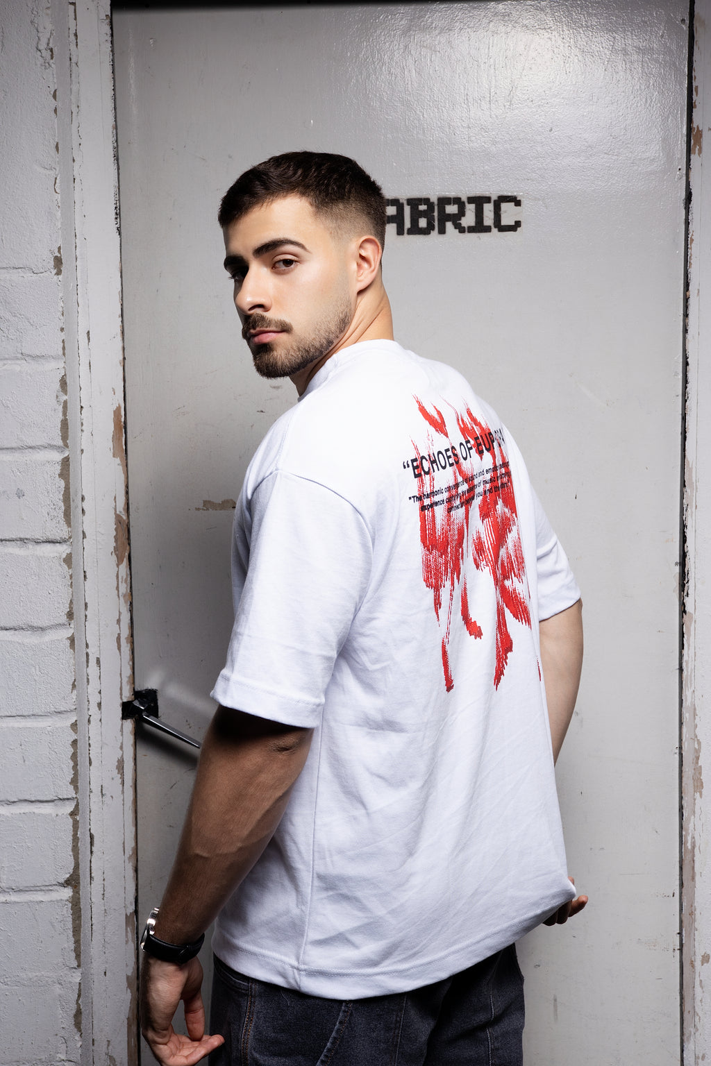Echoes of Euphoria Oversized Tee - Branca