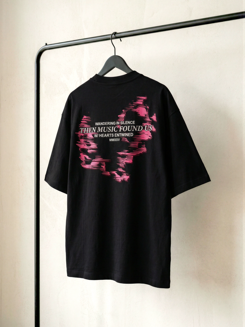 Lover's Frequency Oversized Tee - Pink