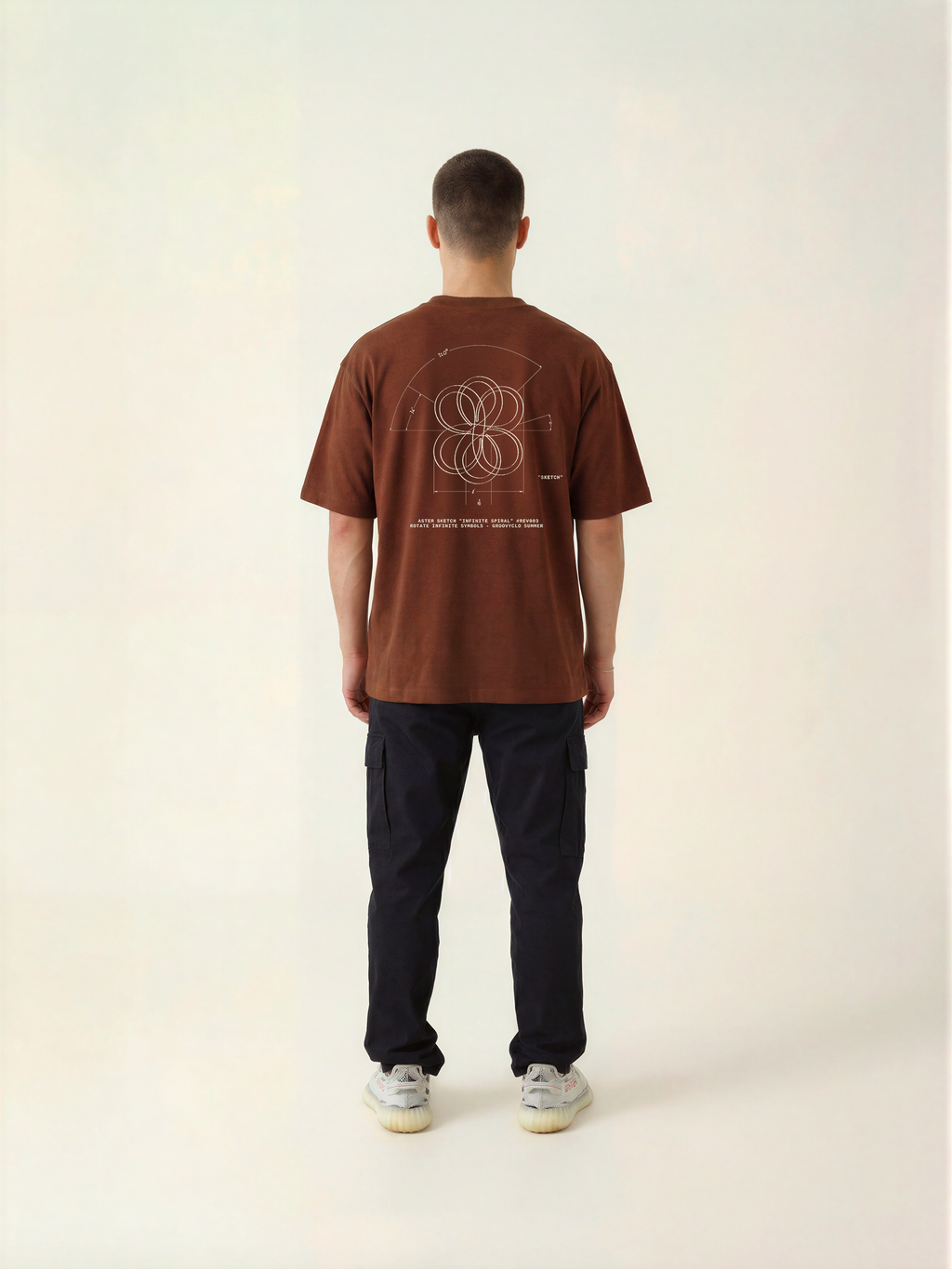 Aster Sketch Oversized Tee