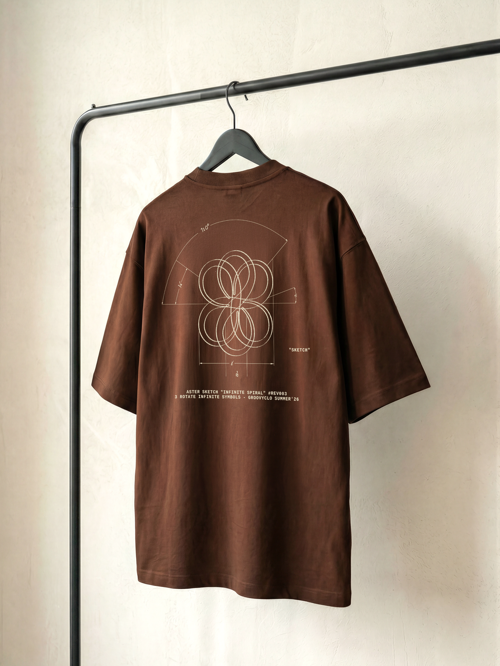 Aster Sketch Oversized Tee