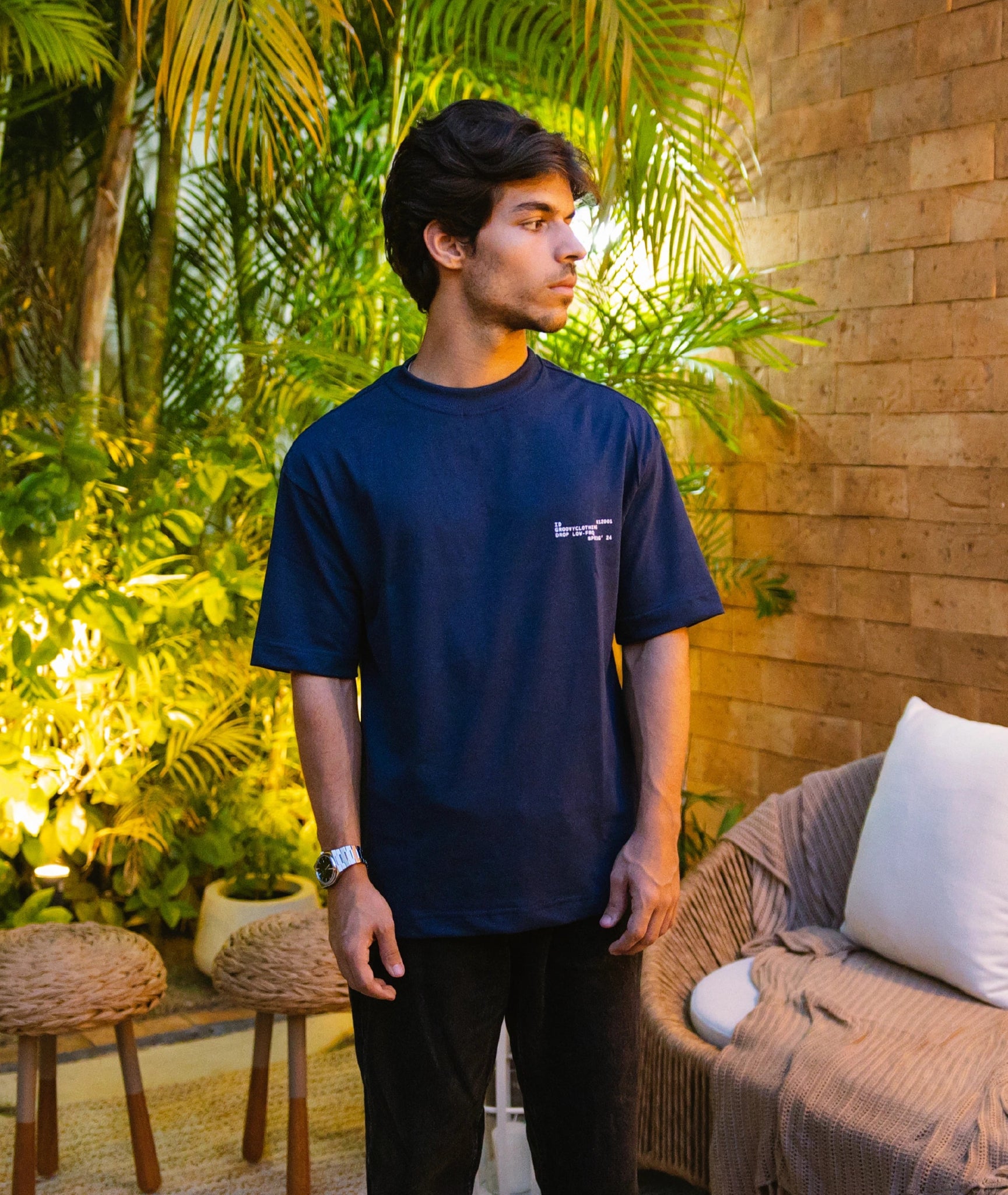 Blueprint Oversized Tee - GROOVYCLO