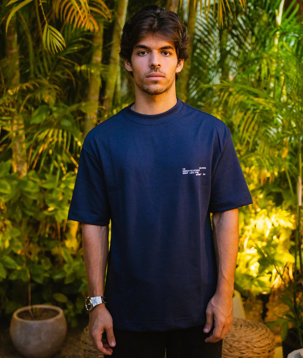 Blueprint Oversized Tee - GROOVYCLO