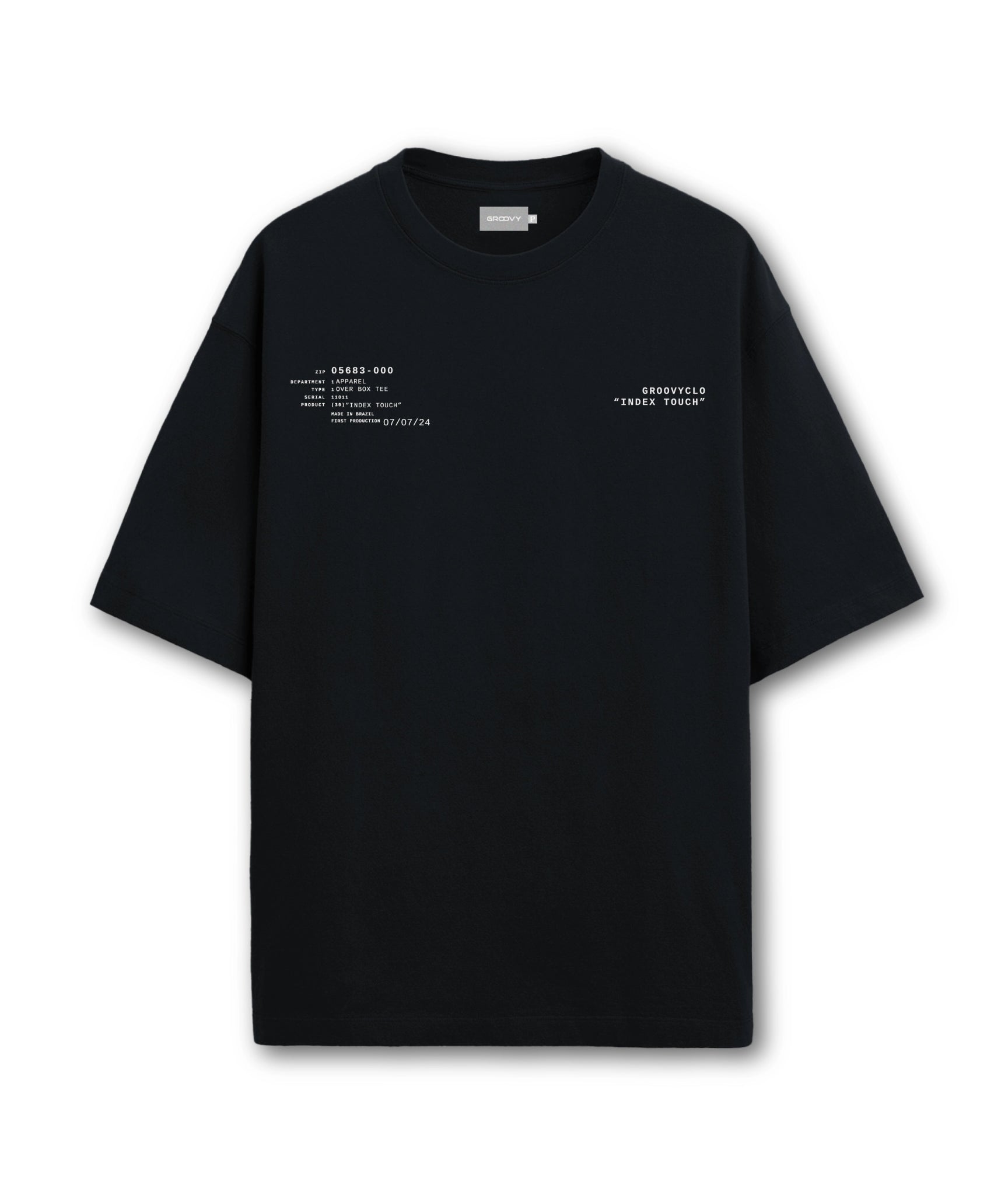 Index Touch Oversized Tee - GROOVYCLO