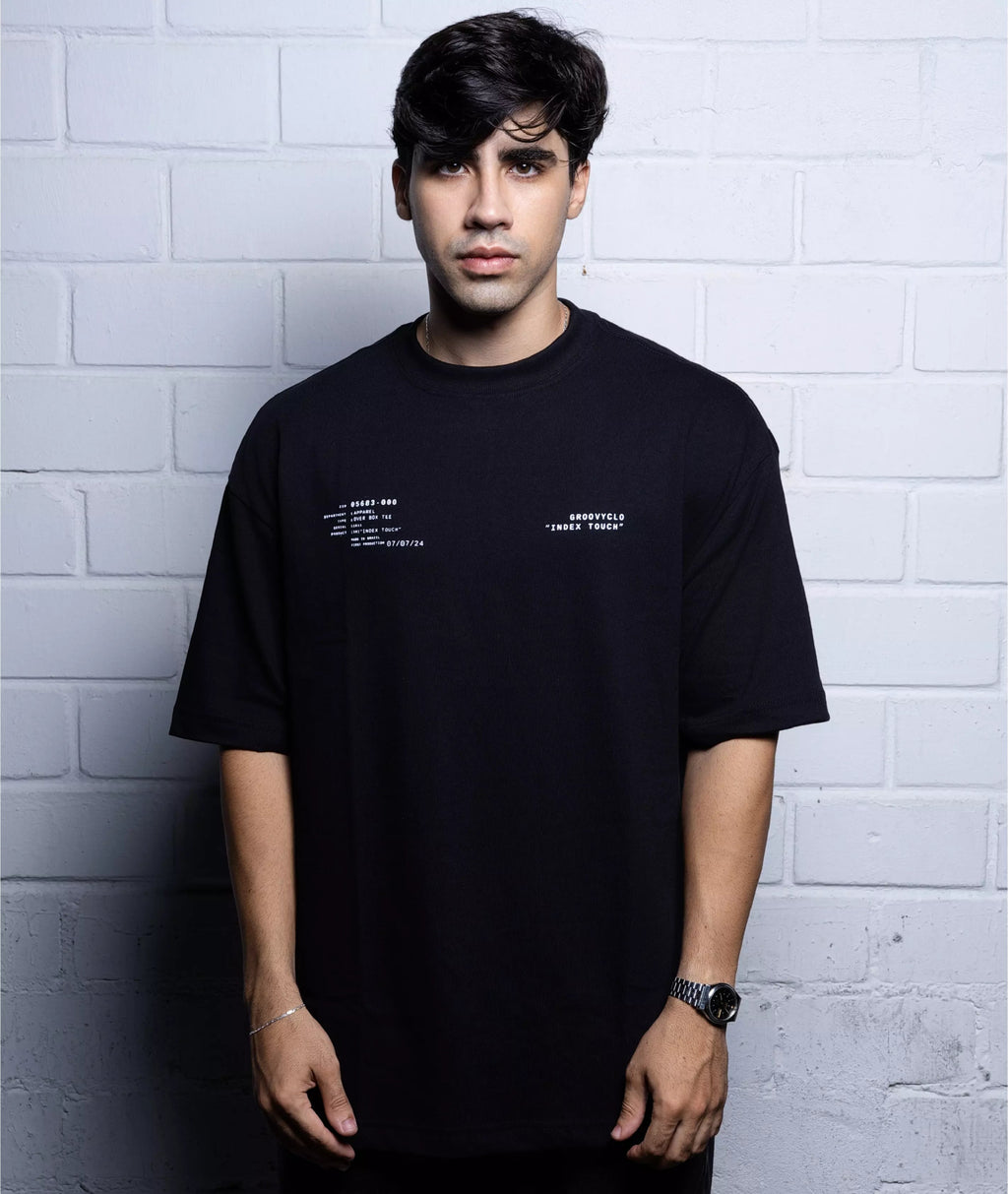Index Touch Oversized Tee - GROOVYCLO