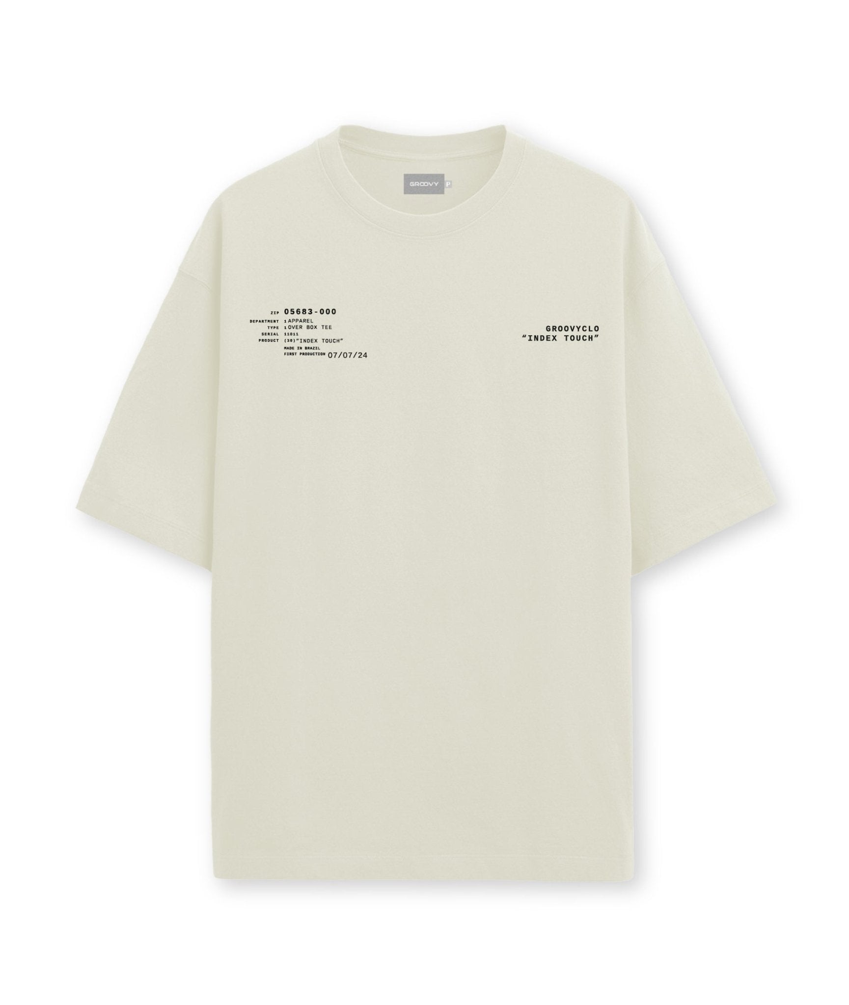 Index Touch Oversized Tee - GROOVYCLO