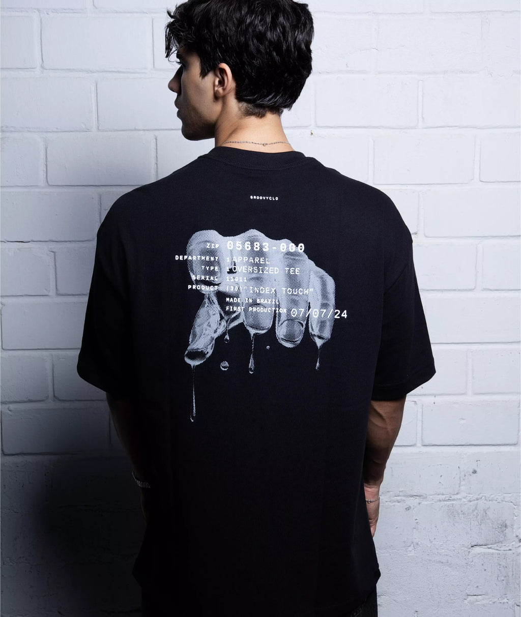 Index Touch Oversized Tee - GROOVYCLO